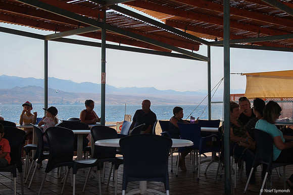 Eatery Deck on Gulf of Eilat