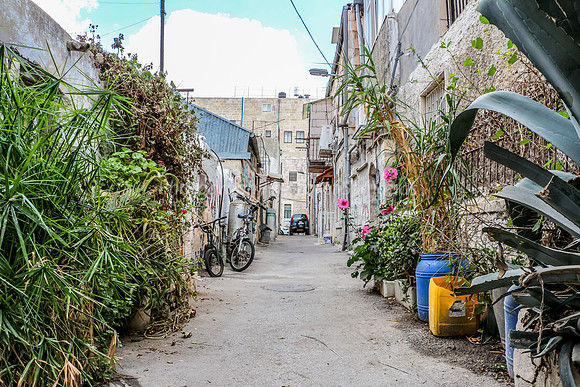 Narrow Street in Mekor Baruch
