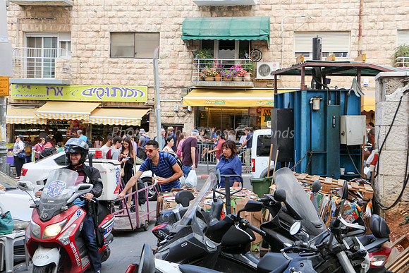 Two Wheels Go Better Than More in Machane Yehuda
