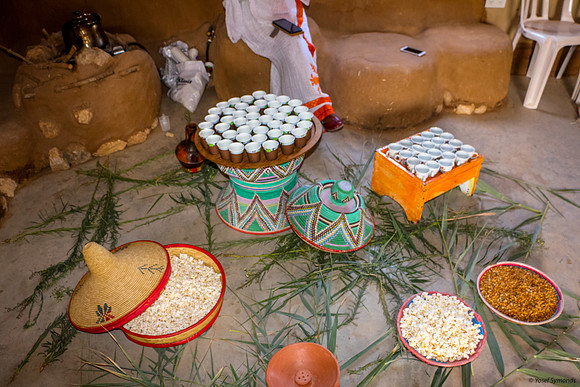 Ethiopian hospitality kit in Beta Israel Village