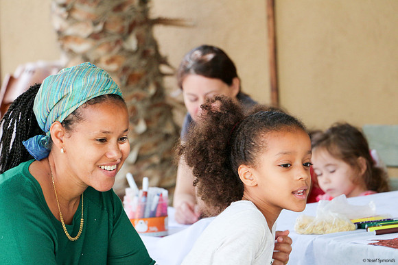 Mother and child at Beta Israel Village