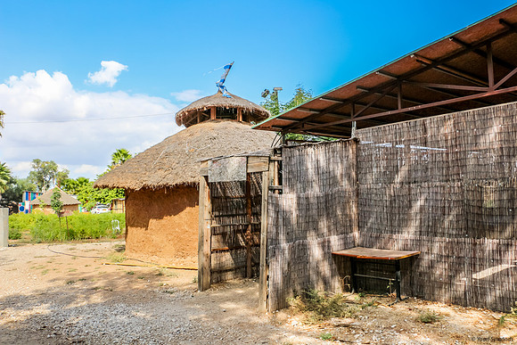 Gojo House behind workshop center in the Beta Israel Village