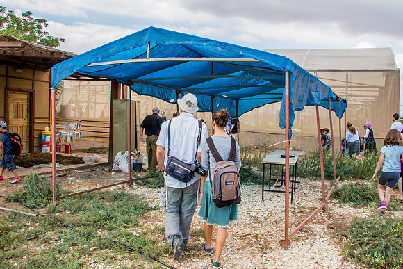 Visitors in Beta Israel Village