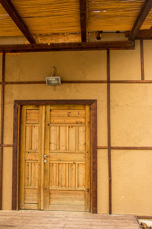 Back entrance to visitors' center