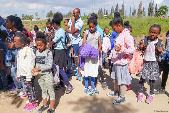 Visiting group of children of Ethiopian descent 2