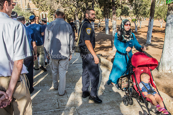 Clearing Way for Arab Mother