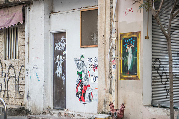 Modern Tel Aviv Graffiti Opposite Museum 2