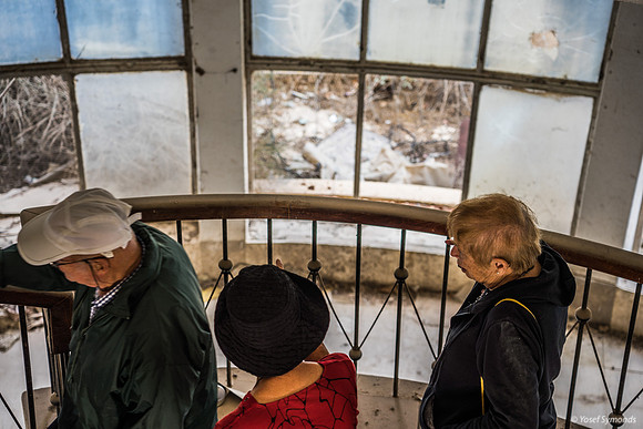 Participants Climbing Terminal Staircase 221107-3