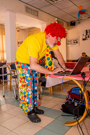 Clown Prepares for Show 4