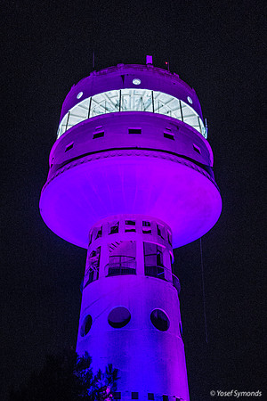 Migdal Haemek Tower - Night Lighting 200111-1