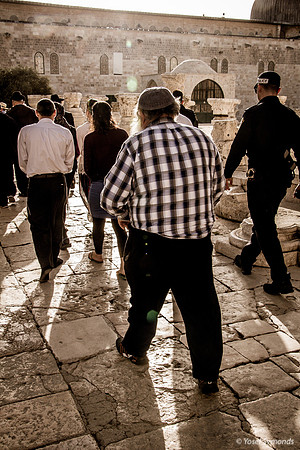 Heading East on Entry to the Temple Mount 1