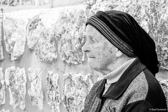 Elderly Lady Contemplating 2