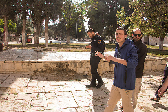 Young Guide Addressing Jewish Visitors 1