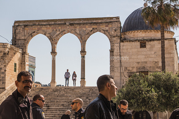 Jewish Group Departing Leaving Others on Mount