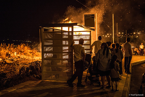 Bus Stop Sacrificed to Fire? 4