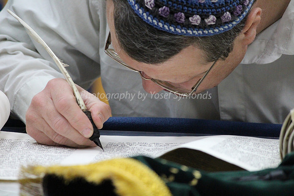 Sofer Completing the Holy Scroll 2