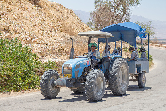 Workers Coming Up the Road on Tractor - Grofit 1