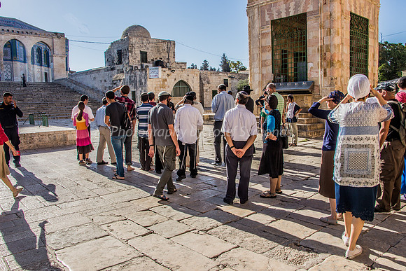 Pausing to Look at Back of Temple Location 1