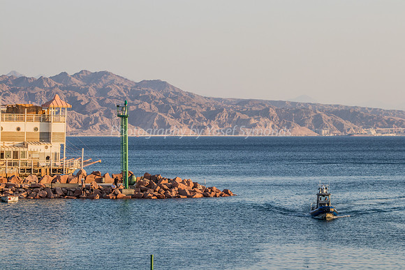 Police Boat Entering Port