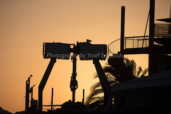 Fairground Rides at Sunset 181008-5