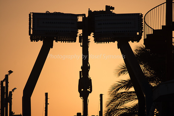 Fairground Rides at Sunset 181008-7