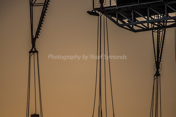 Fairground Rides at Sunset 181008-9
