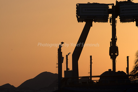 Fairground Rides at Sunset 181008-11