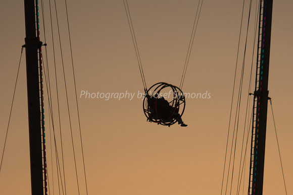 Fairground Rides at Sunset 181008-14