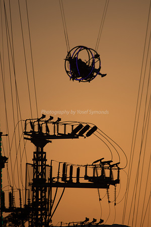 Fairground Rides at Sunset 181008-152