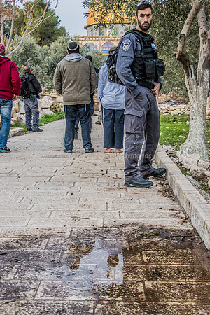 Standing in Front of Eastern Entrance to Temple 181216-1