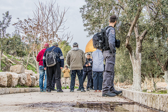 Standing in Front of Eastern Entrance to Temple 181216-3