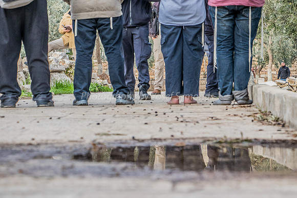 Standing in Front of Eastern Entrance to Temple 181216-4