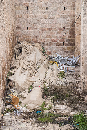 "Covered" Timbers from 1st & 2nd Temples Rotting Outside 181216-2