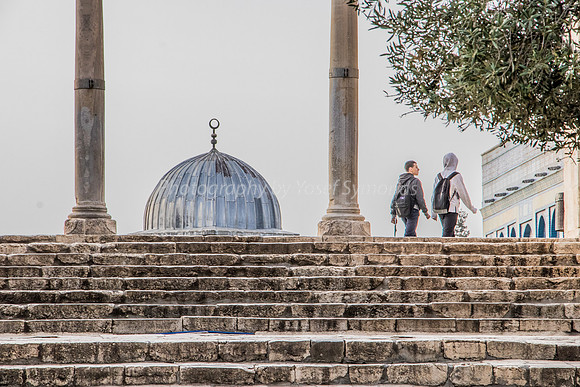 Dome of the Chain on Site of Temple Altar 181216-4