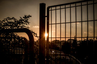 Fence Before Sunset 2