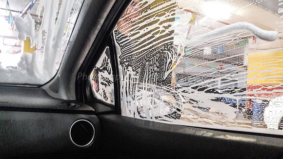 Windscreen in Car Wash 19