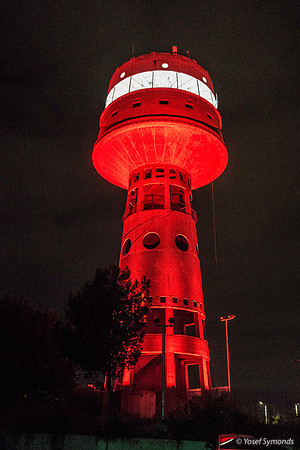 Migdal Haemek Tower - Night Lighting 200111-7