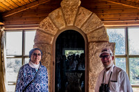 Beit Knesset Givot Olam 4 Visitors in Front of Holy Ark
