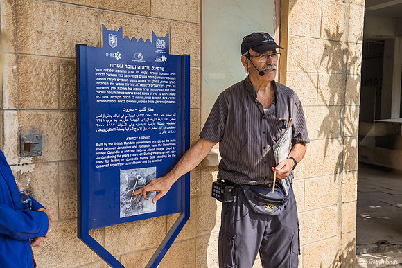 Guide at Atarot Airport 221107-5