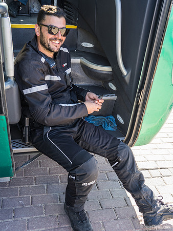 Bus Driver Taking a Break 221123-2