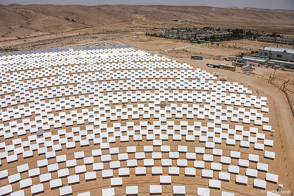 CSP Solar Field from Tower 100623-5
