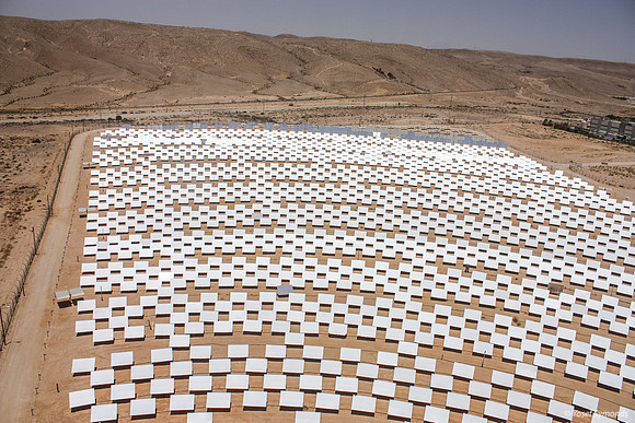CSP Solar Field from Tower 100623-6
