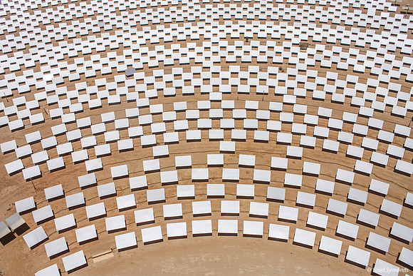 CSP Solar Field from Tower 100623-7