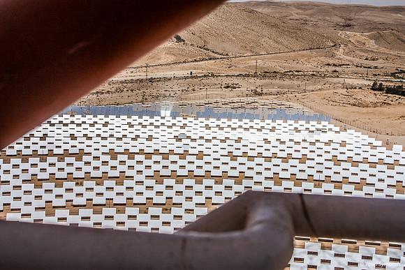 CSP Solar Field from Tower 100623-7