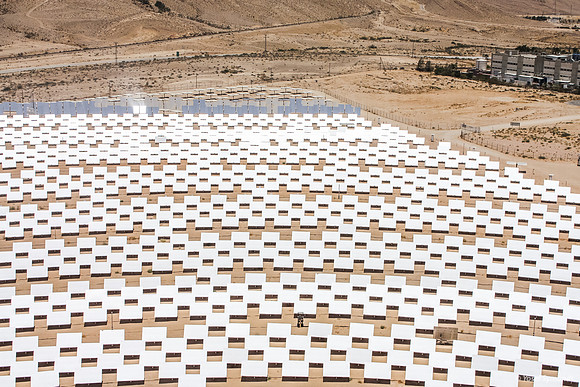 CSP Solar Field from Tower 100623-9