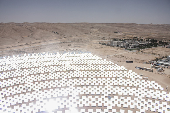CSP Solar Field from Tower 100623-12