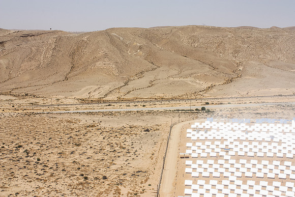 CSP Solar Field from Tower 100623-16