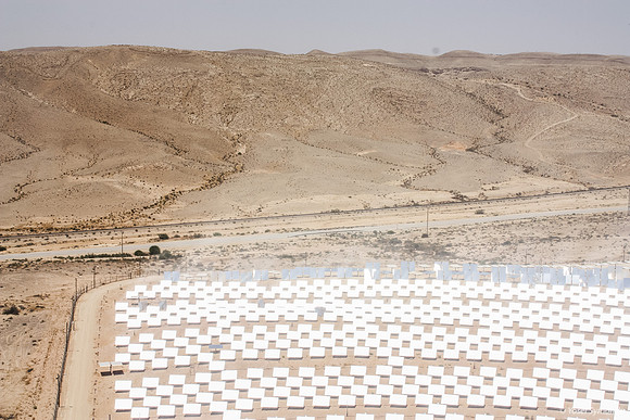 CSP Solar Field from Tower 100623-17
