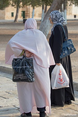 Arab Ladies Continuing their Stroll 190908-3
