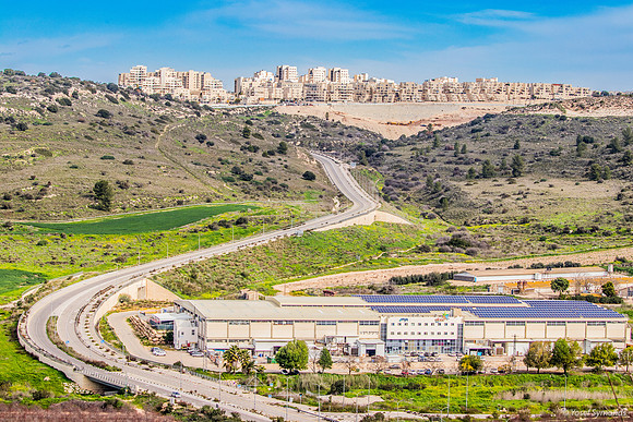 Solar Panels On Kibbutz Netiv Halamed Hey 240213-4